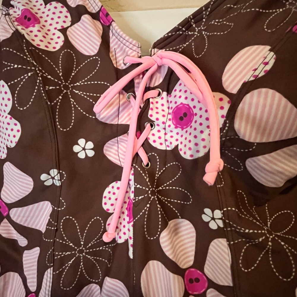Retro Beach Bash by Tatyana Swimsuit (marked 3x, fits like 14) - Picture 2 of 5